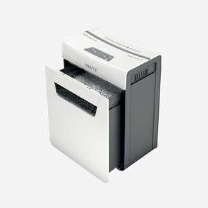 Leitz 80940000 Destructeur Micro-Broyage P-5 4 Feuilles 14L (351x204x355mm, 4.8kg) Gris/Blanc avec Anti-Bourrage et Indicateur de Corbeille Pleine - Miniature 5
