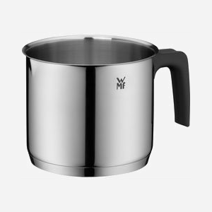 WMF 07.9476.9990 Casserole Inox, Corps Inox, Poignée Noire, Compatible Lave-Vaisselle, Vendu à l'Unité - Miniature 1