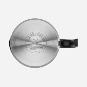 WMF 07.9476.9990 Casserole Inox, Corps Inox, Poignée Noire, Compatible Lave-Vaisselle, Vendu à l'Unité - Miniature 2