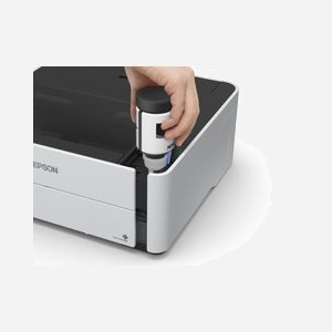 Epson EcoTank M1180 - Imprimante Jet d'Encre Monochrome A4 - 1200x2400 DPI - Recto-Verso - Wifi - Ethernet - Réservoir d'Encre - 20000 pages/mois - Miniature 4