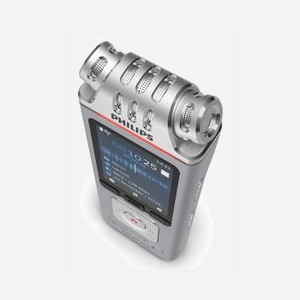 Philips DVT4115 Enregistreur Vocal Numérique : LCD 2", 8Go, MP3/WAV, Micro SD, USB-C, Batterie Li-Po 1000mAh, 36h, Compatible Windows/macOS/Linux/Android - Miniature 2