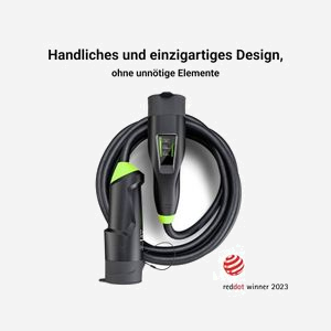 Green Cell Chargeur Mobile EV GC-EVGC01 Habu 11 kW Type 2 jusqu'à CEE avec APP GC, Disjoncteur Différentiel DC 6mA + AC 20mA, IP55. - Miniature 5
