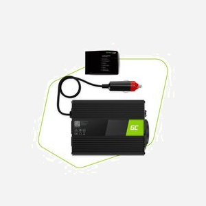 Green Cell INV29 Adaptateur/Onduleur 150W 12V vers 230V 50Hz Type F avec USB et Protection Surtension/Surchauffe/Court-circuit - Noir - Miniature 4