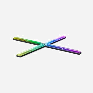Govee H6063 Éclairage Mural Intelligent Wi-Fi/Bluetooth, LED Multicolore 72W, 4 pcs, Compatible Alexa/Google Assistant, 2.4GHz, 36V, CE - Miniature 3