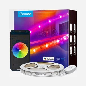 Govee H619A3D1-OF-EU Bande LED RGBIC 5m Wi-Fi/Bluetooth 2.4GHz, Compatible Alexa/Google Assistant, 24V, Multi-couleur, Normes 802.11b/g/n