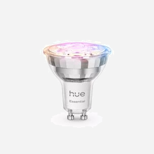 Philips Hue White and Color Ambiance GU10 Spot Connecté Essential 4.7W 345lm Bluetooth/Zigbee 2200-6500K 16M Couleurs, Compatible HomeKit Alexa Google Assistant - Miniature 1