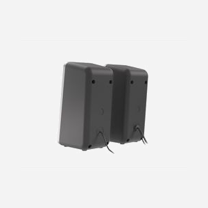 GENESIS Helium 100 BT RGB Enceintes PC 2.0 10W RMS Bluetooth 5.0 Noires & Argentées, connectique filaire & sans fil, Port casque 3.5mm - Miniature 4