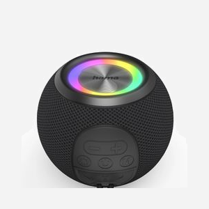 Hama 00188237 Enceinte Portable Mono 5W Bluetooth 5.3, Portée 10m, Autonomie 10h, Batterie 1200mAh, Lecteur MicroSD, TWS, Noir - Miniature 3