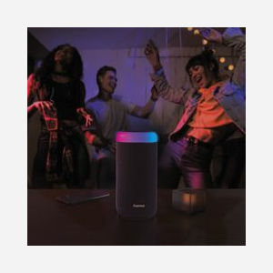 Hama Shine 2.0 - Enceinte portable stéréo 30W RMS - Bluetooth 5.0 - Batterie 2000mAh (12h) - IPX4 - Entrée AUX - Noir - Câble USB-C inclus - Miniature 2
