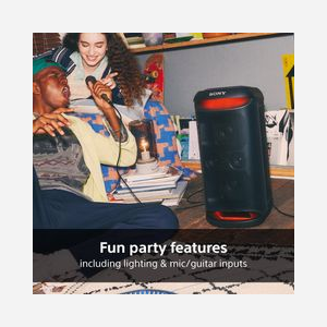 Enceinte Party Sony SRSXV500B Noir - Haut-parleur 1x, Tweeter 2x 6cm, Woofer 2x 14cm, Bluetooth 5.2, USB Type-A, IPX4, 20-20000Hz, Autonomie 25h - Miniature 5