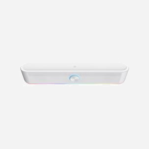 Trust GXT 619W Thorne Barre de son 2.0 Blanche, 6W RMS, 12W PMPO, RGB, Tweeters 2x4cm, USB & AUX, 150-20000Hz, 400x75x75mm - Miniature 3