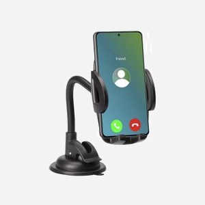 SBS Support Passif Voiture TE0UCH20W pour Smartphone/Mobile (3,3-11,8cm), Ventouse, Rotation 360°, ABS, Écrans jusqu'à 6", Noir - Miniature 2