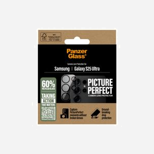 PanzerGlass PicturePerfect Protection Lentille Caméra pour Samsung Galaxy S25 Ultra - Verre Trempé, Silicone - Anti-rayures/chocs - 54.7x32.3x0.33mm - Miniature 3