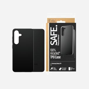 PanzerGlass SAFE. by TPU Case Noir pour Samsung Galaxy S24 - Housse de protection antichoc et rayures - Dimensions 74x150x10mm - Poids 29g - Miniature 2