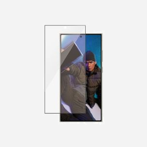 PanzerGlass SAFE95668 Protection écran Samsung Galaxy S24 Ultra PET 0.35mm 158.25x73.56mm Transparent Anti-rayures/chocs/traces doigts, Kit nettoyage inclus