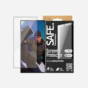 PanzerGlass SAFE95668 Protection écran Samsung Galaxy S24 Ultra PET 0.35mm 158.25x73.56mm Transparent Anti-rayures/chocs/traces doigts, Kit nettoyage inclus - Miniature 2