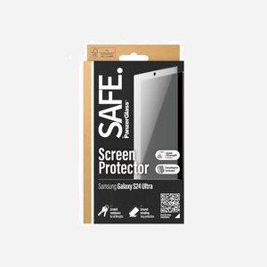 PanzerGlass SAFE95668 Protection écran Samsung Galaxy S24 Ultra PET 0.35mm 158.25x73.56mm Transparent Anti-rayures/chocs/traces doigts, Kit nettoyage inclus - Miniature 3