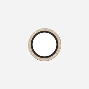 PanzerGlass Hoops - Protection Caméra iPhone Air - Verre Trempé, Silicone, Or - Résistant Rayures/Chocs - 44.46x42.26mm - 2mm Épaisseur - Kit Nettoyage - Miniature 4