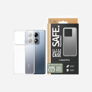 PanzerGlass SAFE. by TPU Case Transparent Xiaomi 14T Pro - Housse de protection TPU, résistant aux rayures/chocs, MIL-STD-810H, 79x14x163mm, 27g - Miniature 2