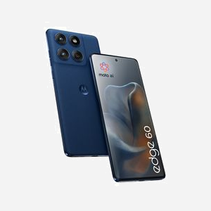 Motorola edge 60 5G : Écran 6.67" P-OLED 120Hz 2712x1220, MediaTek Dimensity 7300, 12Go RAM, 256Go Stockage, Android 15, Batterie 5200mAh, Bleu - Miniature 1