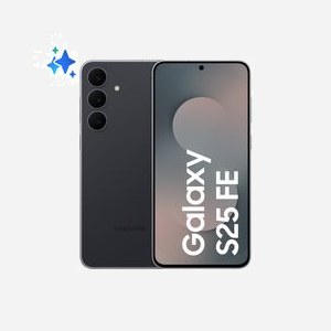 Samsung Galaxy S25 FE 5G Noir : Ecran 6.7" Dynamic AMOLED 2X 120Hz, Exynos 2400, 8Go RAM, 128Go Stockage, Triple Caméra 50MP, 5G, Double SIM, Batterie 4900mAh
