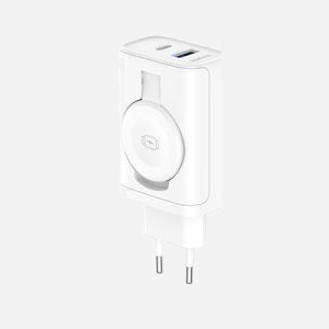 3MK Chargeur Secteur 33W GaN Blanc : USB-C Power Delivery 3.0 33W + USB-A Quick Charge 3.0, Recharge sans Fil Qi, Smartphones, Tablettes, Smartwatches - Miniature 1