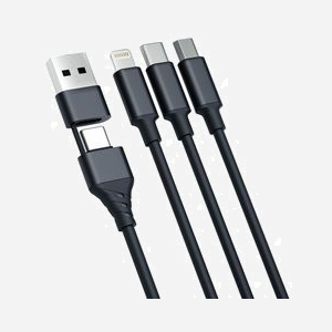 Câble 3MK Hyper Cable 3in1 USB - Connecteurs multiples - 1 pièce - Référence 5903108541244 - Miniature 2