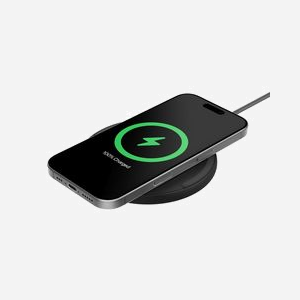 Belkin WIA012kqBK Chargeur Secteur Noir 15W Qi Charge Rapide Smartphone - USB-C - Protection Surtension/Surcharge - Câble 1.5m - Adaptateur Secteur 20W Type C - Miniature 3
