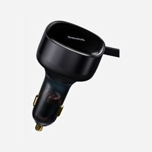 Baseus CGTX000001 Chargeur Auto Allume-cigare USB-C + Lightning 30W Power Delivery - 12-24V, 5V/9V/12V - Protection Surtension/Surchauffe - Noir - Miniature 2