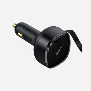 Baseus CGTX000001 Chargeur Auto Allume-cigare USB-C + Lightning 30W Power Delivery - 12-24V, 5V/9V/12V - Protection Surtension/Surchauffe - Noir - Miniature 3