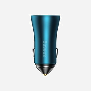 Baseus CGJP000003 Chargeur Auto Allume-cigare Universel 2x USB-C 40W (20W par port) Power Delivery, Quick Charge 3.0, FCP, 12-24V, protections multiples. - Miniature 2