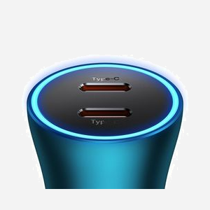 Baseus CGJP000003 Chargeur Auto Allume-cigare Universel 2x USB-C 40W (20W par port) Power Delivery, Quick Charge 3.0, FCP, 12-24V, protections multiples. - Miniature 5