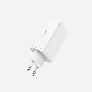 Baseus GAN6 65W Adaptateur Secteur & Auto + Câble 100W USB-C BYZ - Chargeur pour PDA, Tablette, Téléphone - Blanc - Miniature 3