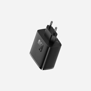 Baseus Chargeur Secteur Universel 3 Ports (2x USB-C 65W Power Delivery 3.0, 1x USB-A 30W Quick Charge 3.0/2.0) Noir - Protection Surtension/Sous-tension 110-240V - Miniature 2