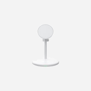 Green Cell MSST-GC-3IN1-W Chargeur Auto Sans Fil 15W pour Smartphone (MagSafe Compatible), Smartwatch, Casque - USB Type-C 20.5W Blanc - Miniature 2