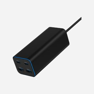 Gembird TA-UC-2A2C-PD100-01-BK Chargeur Secteur 100W, 2x USB-A 3.2 Gen 1, 3x USB-C Power Delivery, Quick Charge 3.0, Noir, Câble 1.5m - Miniature 5