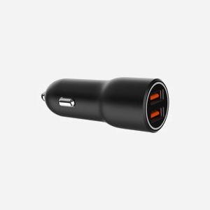 Chargeur Auto Gembird TA-UC-A2QC36-CAR-01 2x USB-A Quick Charge 3.0 36W (5V/3A, 9V/2A, 12V/1.5A) Protection Surtension/Surcourant 12-24V Noir
