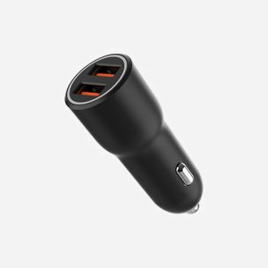 Chargeur Auto Gembird TA-UC-A2QC36-CAR-01 2x USB-A Quick Charge 3.0 36W (5V/3A, 9V/2A, 12V/1.5A) Protection Surtension/Surcourant 12-24V Noir - Miniature 2