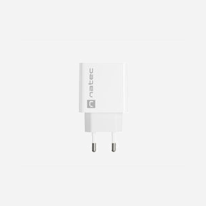NATEC NUC-2057 Chargeur Secteur Universel 18W, Quick Charge 3.0, 1 Port USB-A 3.2 Gen 1, 100-240V, 5-12V / 3A-1.5A, Blanc - Miniature 2