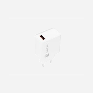 NATEC NUC-2057 Chargeur Secteur Universel 18W, Quick Charge 3.0, 1 Port USB-A 3.2 Gen 1, 100-240V, 5-12V / 3A-1.5A, Blanc - Miniature 4