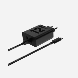 Motorola TurboPower 125W Duo Chargeur Secteur Noir Universel 2 Ports USB-C, Charge Rapide, GaN, 100-240V, câble USB-C inclus, Protection Surtension/Surchauffe - Miniature 1