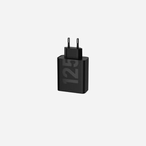 Motorola TurboPower 125W Duo Chargeur Secteur Noir Universel 2 Ports USB-C, Charge Rapide, GaN, 100-240V, câble USB-C inclus, Protection Surtension/Surchauffe - Miniature 3