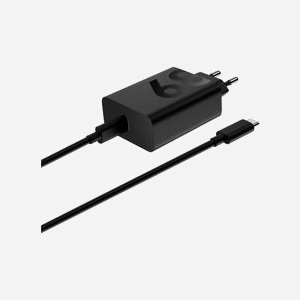 Motorola Chargeur Secteur 68W TurboPower Universel Noir - USB-C, GaN, 100-240V, 50/60Hz, Charge Rapide, Protection Surtension/Surchauffe, Câble USB-C inclus