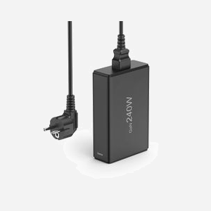 Hama Chargeur Secteur Multi-Ports USB 5 Sorties 240W Noir - 4x USB-C Power Delivery + 1x USB-A Qualcomm Quick Charge 3.0 - GaN - Protection Surcharge/Court-Circuit - Miniature 5