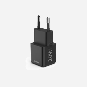 Chargeur Secteur Hama 00201984 USB-C Power Delivery 3.0 & Quick Charge 3.0/2.0 20W Noir - 110-240V Compatible Smartphone - Miniature 5