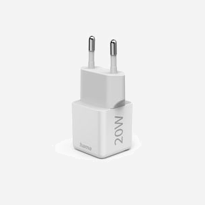 Hama Chargeur Secteur USB-C 20W Power Delivery / Quick Charge 3.0 Blanc - 1 Port, Protection Surcharge/Court-circuit, Entrée 100-240V, Ref. 00201980 - Miniature 5