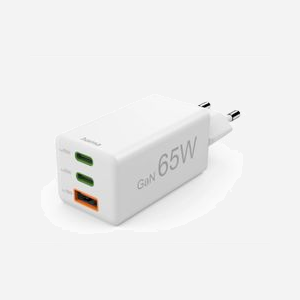 Chargeur Secteur Hama 00201996 Blanc, 65W, 2x USB-C Power Delivery, 1x USB-A 3.2 Gen 1, Charge Rapide Quick Charge 2.0/3.0, 100-240V, Protections Court-Circuit/Sur-courant - Miniature 1