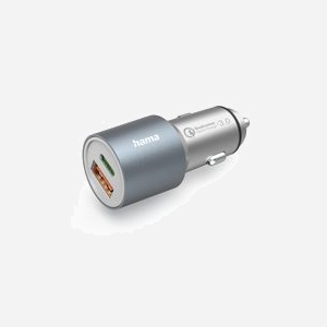 Hama Chargeur Auto 00201639 - 1 Port USB-C Quick Charge 3.0 - 12-24V vers 3.6-12V/3A max - Puissance 38W - Smartphones & Tablettes - Miniature 1