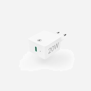 Chargeur Secteur Hama 00201652 USB-C 25W Quick Charge 3.0, 100-240V, Sortie 3.3-11V/3A, Protections Surtension/Surcharge/Court-circuit, Blanc.