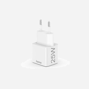 Chargeur Secteur Hama 00201652 USB-C 25W Quick Charge 3.0, 100-240V, Sortie 3.3-11V/3A, Protections Surtension/Surcharge/Court-circuit, Blanc. - Miniature 4
